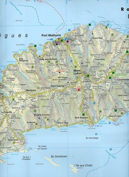 Produktbild: freytag & berndt Stra&szlig;enkarte Mauritius 1:50.000