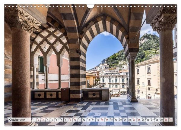 Produktbild: Amalfik&uuml;ste und Capri - Sehnsuchtsorte (Wandkalender 2027 DIN A3 quer), CALVENDO Monatskalender