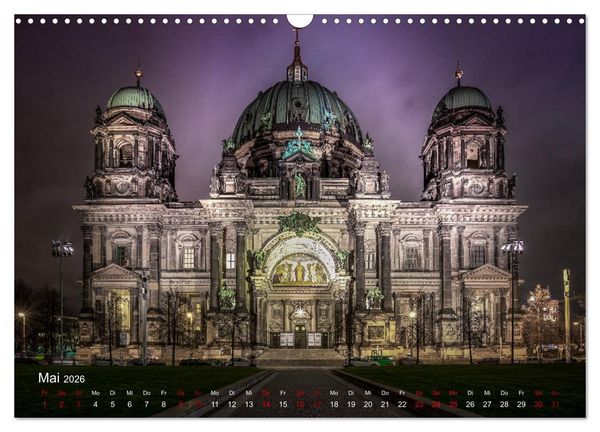 Produktbild: Deutschland Impressionen bei Nacht (Wandkalender 2026 DIN A3 quer), CALVENDO Monatskalender