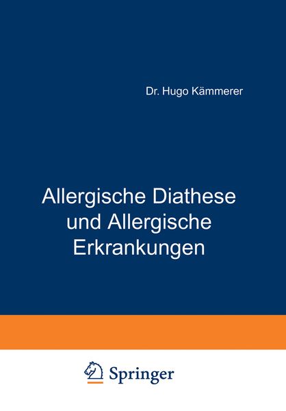 Produktbild: Allergische Diathese und Allergische Erkrankungen