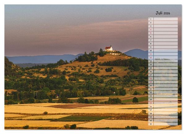Produktbild: Rund um die Wurmlinger Kapelle (Wandkalender 2026 DIN A2 quer), CALVENDO Monatskalender