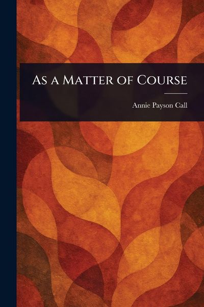 Produktbild: As a Matter of Course