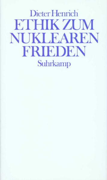 Produktbild: Ethik zum nuklearen Frieden