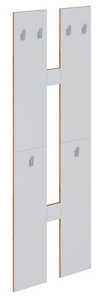 Holz Set Dielenmöbel Gardeobe Kleiderhaken Salia M