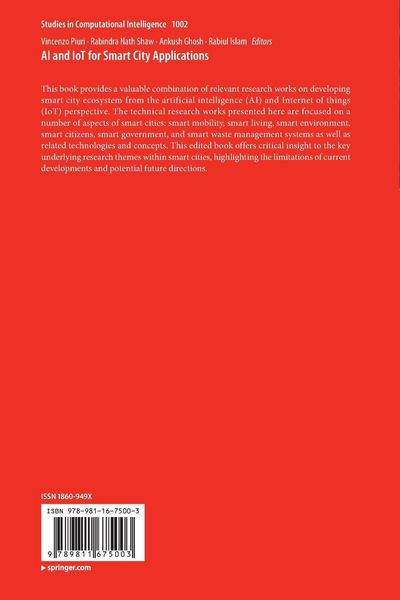 Produktbild: AI and IoT for Smart City Applications