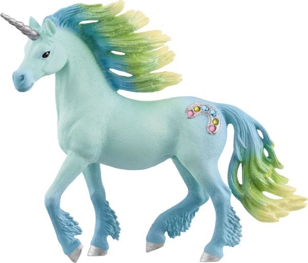 Produktbild: schleich&reg; 70722 - Bayala, Zuckerwatte Einhorn Hengst, Tierfigur, H&ouml;he: 12 cm