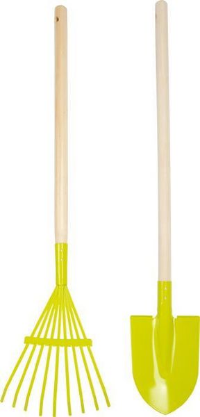 Produktbild: small foot 11627 - Kinder-Schubkarre mit Gartenwerkzeug