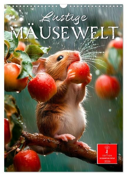Produktbild: Lustige M&auml;usewelt (Wandkalender 2026 DIN A3 hoch), CALVENDO Monatskalender