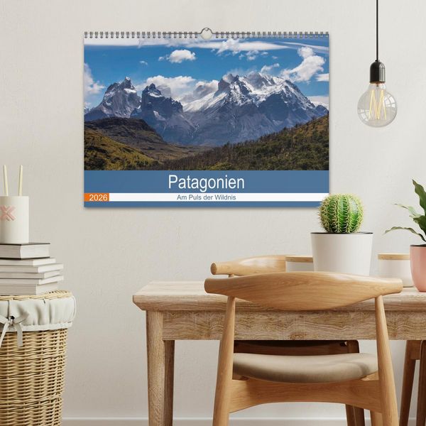 Produktbild: Patagonien - Am Puls der Wildnis (Wandkalender 2026 DIN A3 quer), CALVENDO Monatskalender