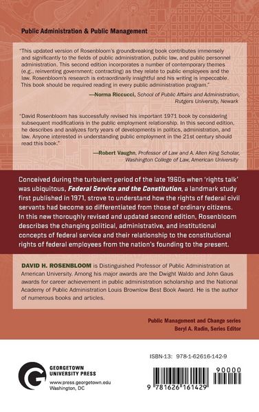 Produktbild: Federal Service and the Constitution