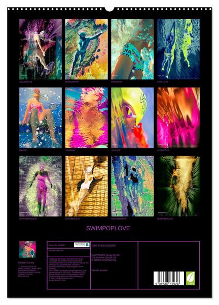 Produktbild: SWIMPOPLOVE (hochwertiger Premium Wandkalender 2026 DIN A2 hoch), Kunstdruck in Hochglanz