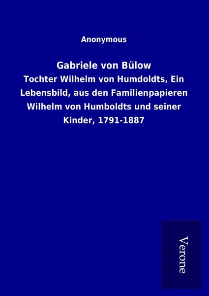 Produktbild: Gabriele von B&uuml;low