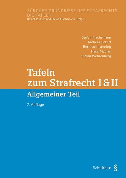 Produktbild: Tafeln zum Strafrecht I & II