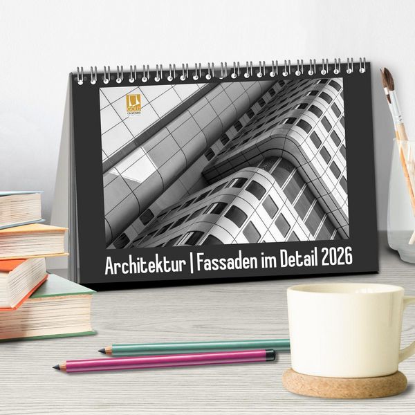Produktbild: Architektur - Fassaden im Detail 2026 (Tischkalender 2026 DIN A5 quer), CALVENDO Monatskalender