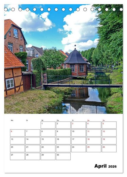Produktbild: Boizenburg am Elberadweg (Tischkalender 2026 DIN A5 hoch), CALVENDO Monatskalender