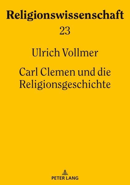 Produktbild: Carl Clemen und die Religionsgeschichte
