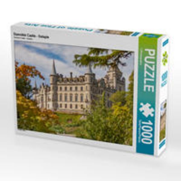 CALVENDO Puzzle Dunrobin Castle - Golspie 1000 Teile Lege-Größe 64 x 48 cm Foto-Puzzle Bild von TJPhotography