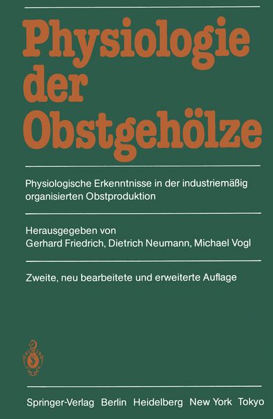 Produktbild: Physiologie der Obstgeh&ouml;lze