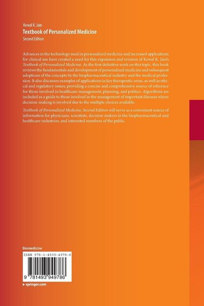 Produktbild: Textbook of Personalized Medicine