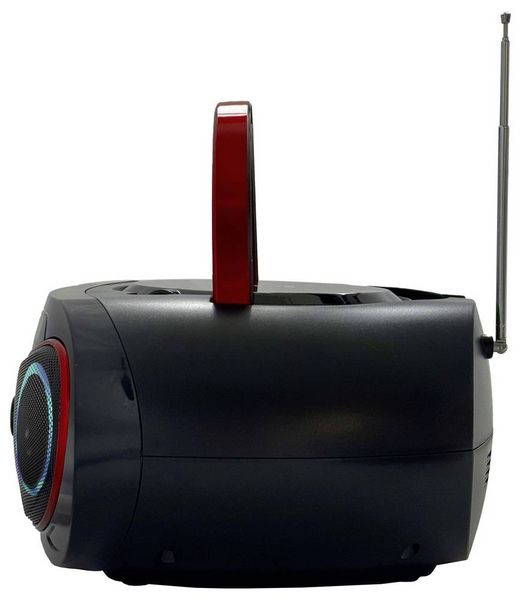 Produktbild: Silva Schneider MPC 19.4 USB CD-Radio UKW AUX, CD, USB Schwarz, Rot