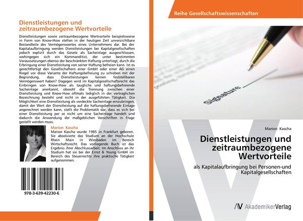 Produktbild: Dienstleistungen und zeitraumbezogene Wertvorteile