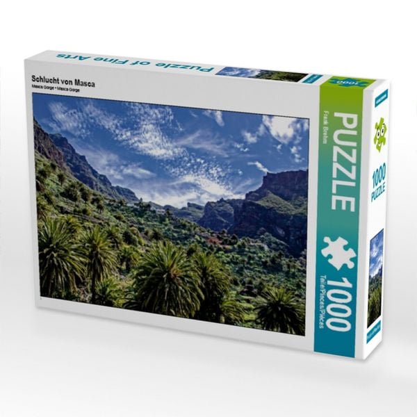 Produktbild: CALVENDO Puzzle Schlucht von Masca | 1000 Teile Lege-Gr&ouml;&szlig;e 64x48cm Foto-Puzzle f&uuml;r gl&uuml;ckliche Stunden