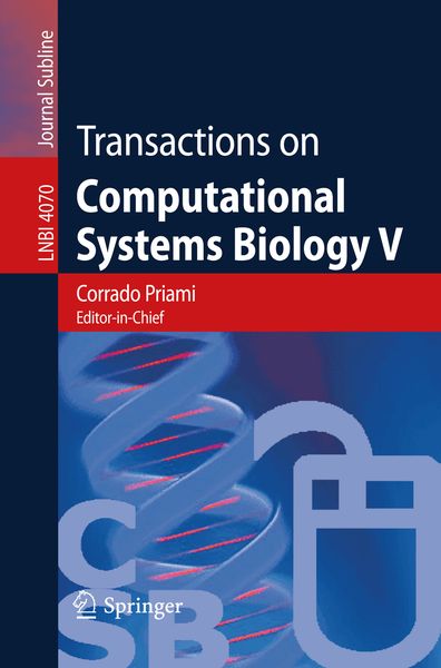Produktbild: Transactions on Computational Systems Biology V