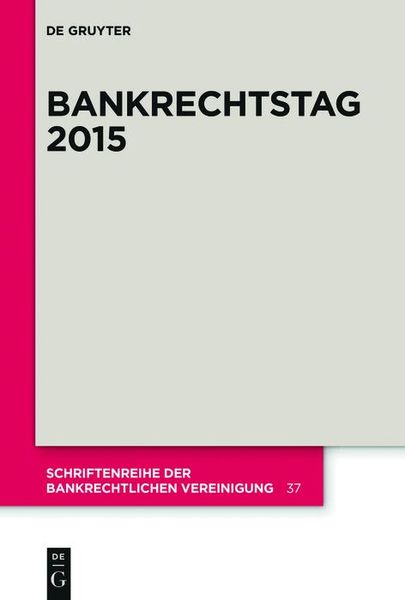 Produktbild: Bankrechtstag 2015