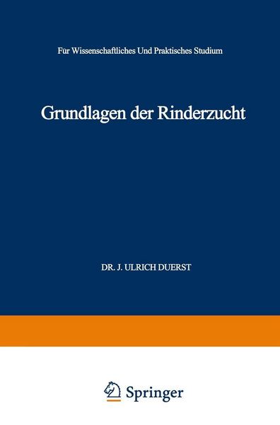 Produktbild: Grundlagen der Rinderzucht