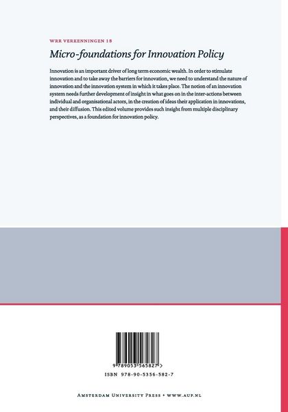 Produktbild: Micro-Foundations for Innovation Policy Micro-Foundations for Innovation Policy Micro-Foundations for Innovation Policy