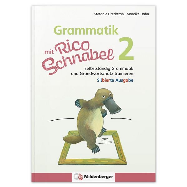 Produktbild: Grammatik mit Rico Schnabel, Klasse 2 - silbierte Ausgabe