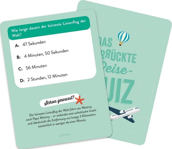 Produktbild: Das verr&uuml;ckte Reise-Quiz