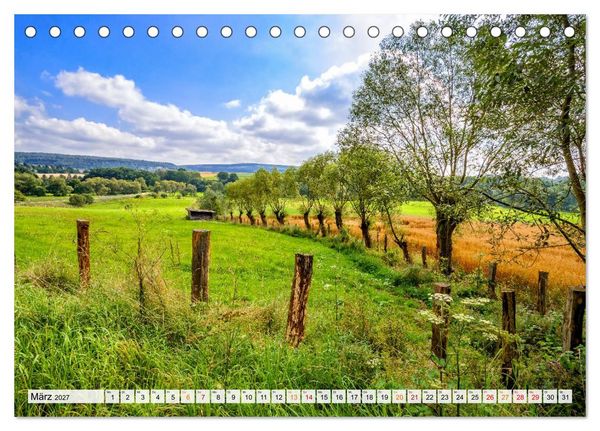 Produktbild: Naturpark Reinhardswald - Wo die Sababurg auf die Weser trifft (Tischkalender 2027 DIN A5 quer), CALVENDO Monatskalender