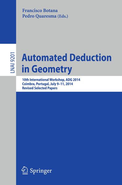 Produktbild: Automated Deduction in Geometry