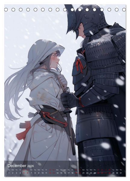 Produktbild: Her Love, His Life and Anime (Desk Calendar 2026 DIN A5 portrait), CALVENDO 12 Month DeskCalendar
