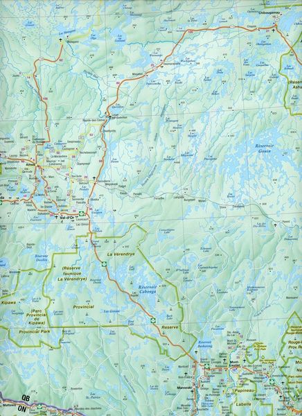 Produktbild: Kanada Ost/Hildebrands Urlaubskarte