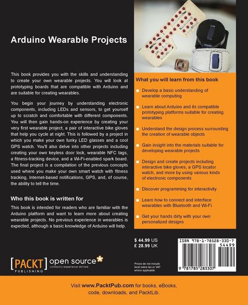 Produktbild: Arduino Wearable Projects