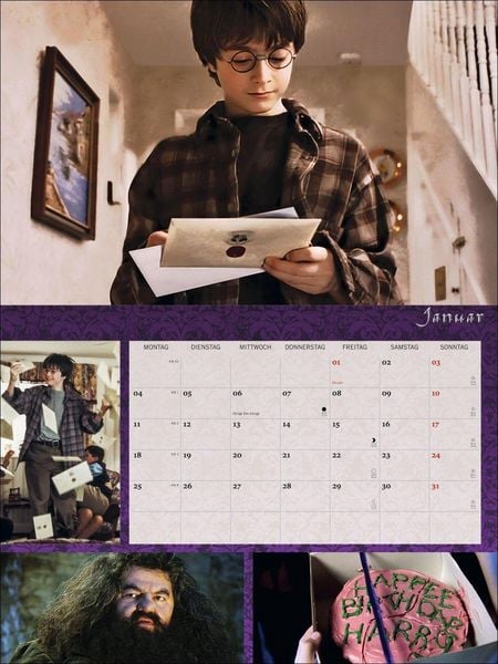 Produktbild: Harry Potter Broschur XL Kalender 2027