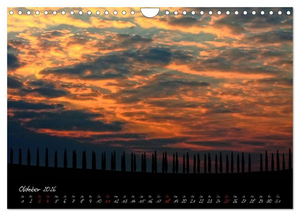 Produktbild: Licht der Toscana (Wandkalender 2026 DIN A4 quer), CALVENDO Monatskalender