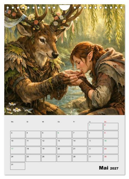 Produktbild: Mythische Gef&auml;hrten (Wandkalender 2027 DIN A4 hoch), CALVENDO Monatskalender