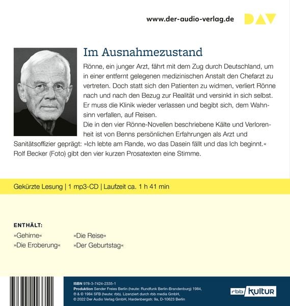 Produktbild: Gehirne. R&ouml;nne-Novellen