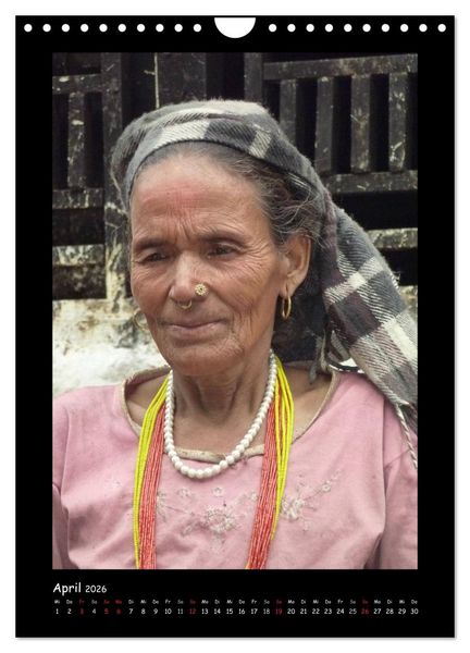 Produktbild: Nepal - Gesichter eines Landes (Wandkalender 2026 DIN A4 hoch), CALVENDO Monatskalender
