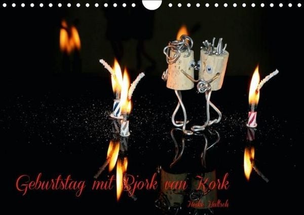 Produktbild: Bjork van Kork / Geburtstagskalender (Wandkalender immerw&auml;hrend DIN A4 quer)