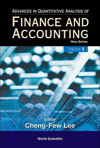 Produktbild: Advances in Quantitative Analysis of Finance and Accounting - New Series
