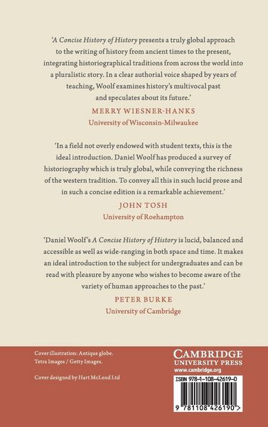 Produktbild: A Concise History of History