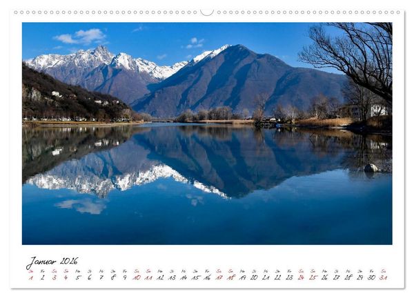 Produktbild: Der sch&ouml;ne Norden des Lago di Como (Wandkalender 2026 DIN A2 quer), CALVENDO Monatskalender