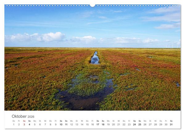 Produktbild: Nordfriesland (Wandkalender 2026 DIN A2 quer), CALVENDO Monatskalender