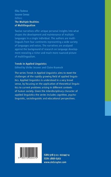 Produktbild: The Multiple Realities of Multilingualism