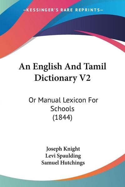 Produktbild: An English And Tamil Dictionary V2