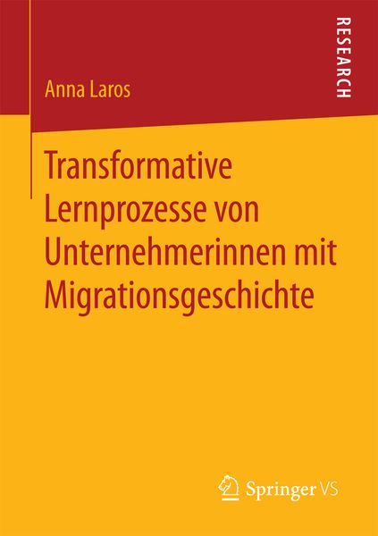 Produktbild: Transformative Lernprozesse von Unternehmerinnen mit Migrationsgeschichte